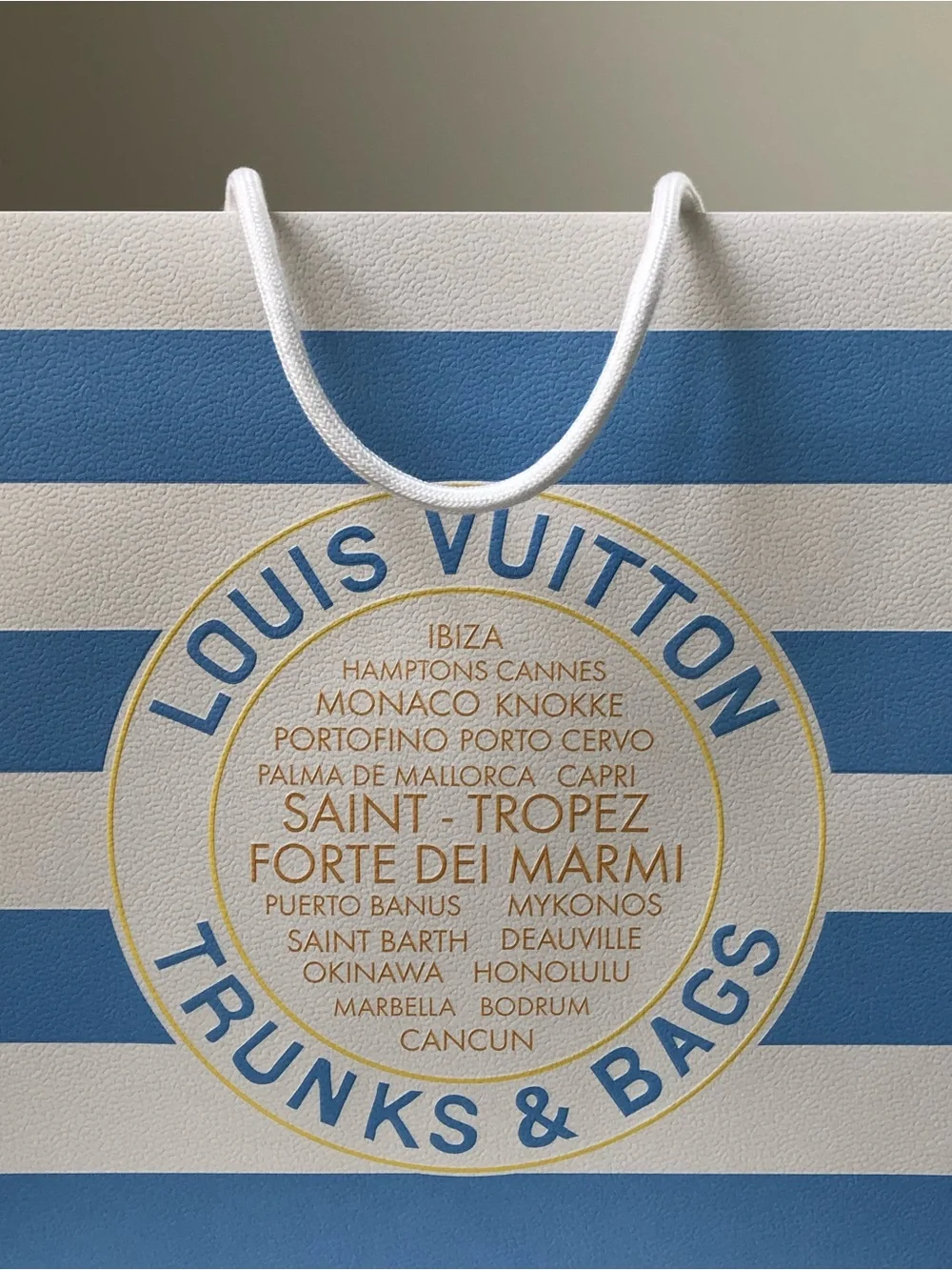 LOUIS VUITTON x Resort Limited Edition 2026 Gift Shopping Bag Beach Hut Tote XL